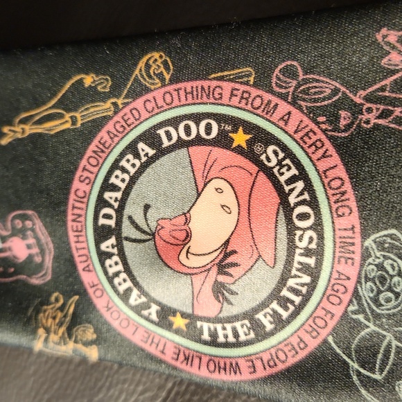 Ralph Marlin Flintstone tie vintage like new - Picture 3 of 5